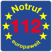 Europaweiter Notruf: 112